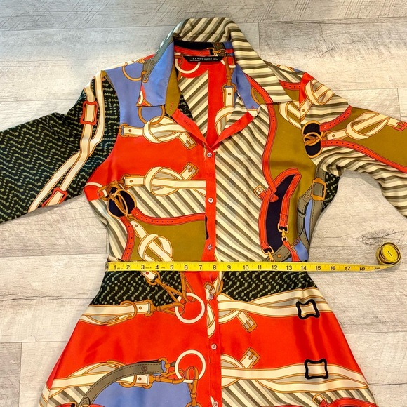 Zara Scarf Print Dress - Picture 7 of 9